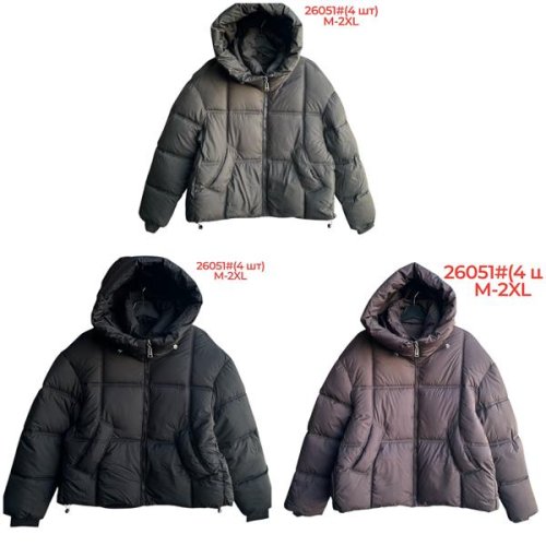 Куртка Katty (M-2XL) 26051 khaki (зима) Katty 26051 khaki