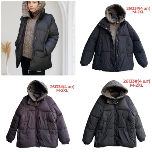 Куртка Katty (M-2XL) 26133 black (зима) Katty 26133 black