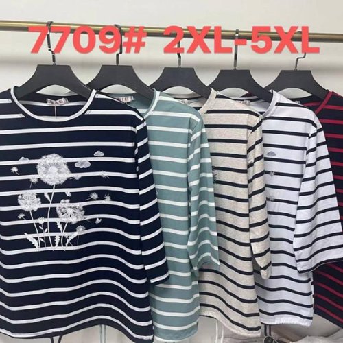 Свитер Monarlir (2XL-5XL) 7709 green (лето) Monarlir 7709 green