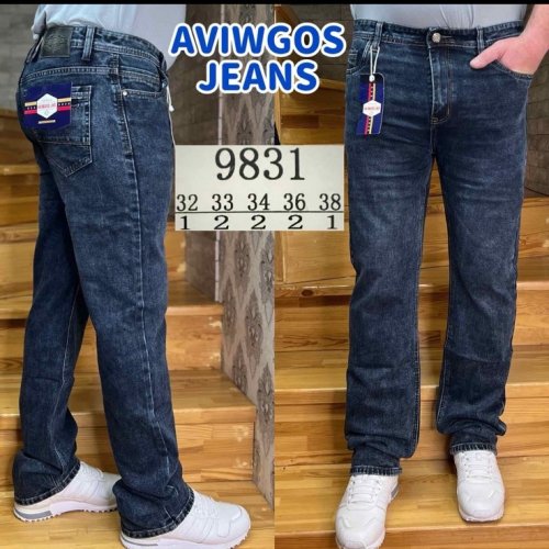 Джинсы God Baron (32-38) 9831 blue (деми) God Baron 9831 blue