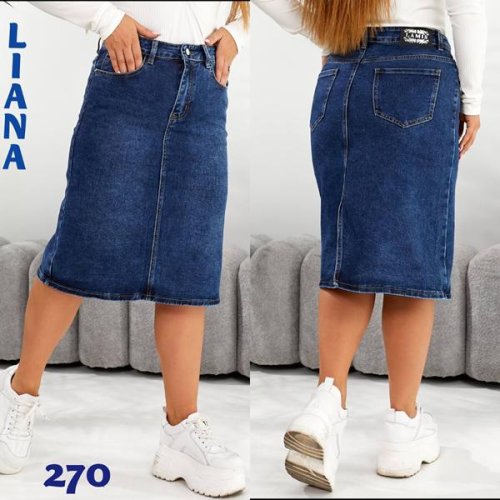 Юбка Liana Denim (30-36) 270 blue (лето) Liana Denim 270 blue