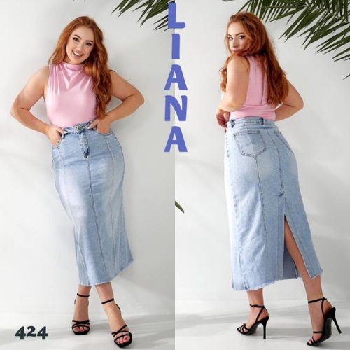 Юбка Liana Denim (28-33) 424 l.blue (лето) Liana Denim 424 l.blue