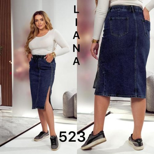 Юбка Liana Denim (31-38) 523 blue (лето) Liana Denim 523 blue