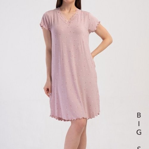 Ночнушка Trikotag (XL-4XL) T69 powder (лето) Trikotag T69 powder