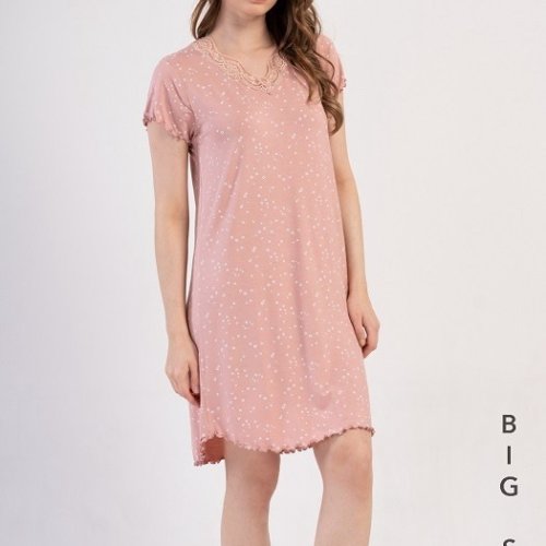 Ночнушка Trikotag (XL-4XL) T72 pink (лето) Trikotag T72 pink