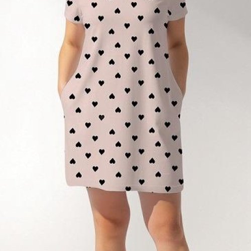 Ночнушка Trikotag (XL-4XL) T73 nude (лето) Trikotag T73 nude