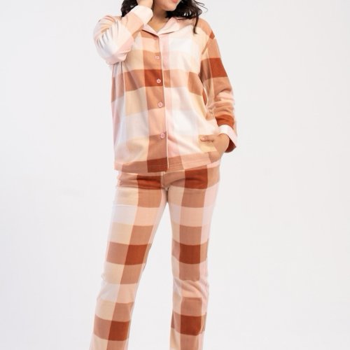 Пижама Trikotag (S-XL) T118 beige (зима) Trikotag T118 beige