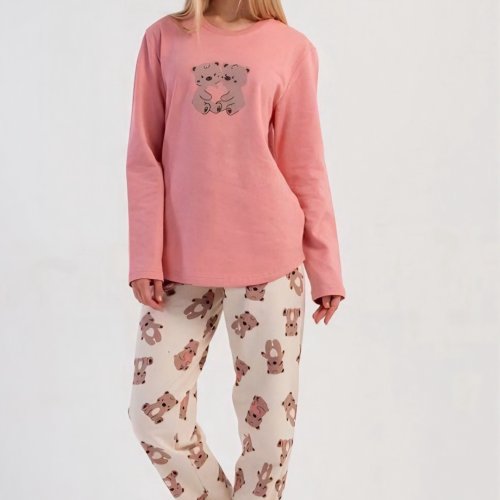 Пижама Trikotag (S-XL) T111 pink (деми) Trikotag T111 pink