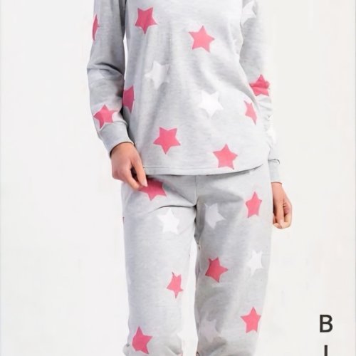 Пижама Trikotag (XL-4XL) T117 l.grey (зима) Trikotag T117 l.grey