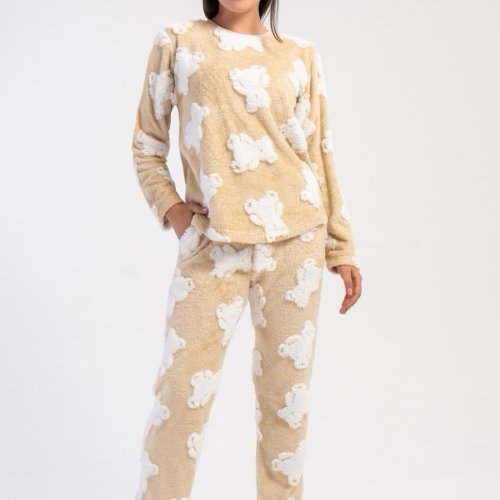 Пижама Trikotag (S-XL) T123 yellow (зима) Trikotag T123 yellow