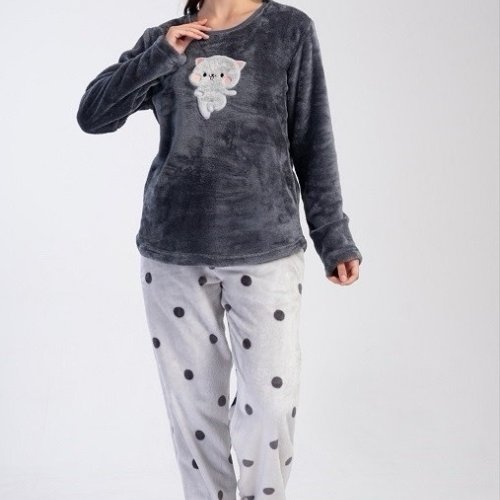 Пижама Trikotag (XL-3XL) T121 grey (зима) Trikotag T121 grey