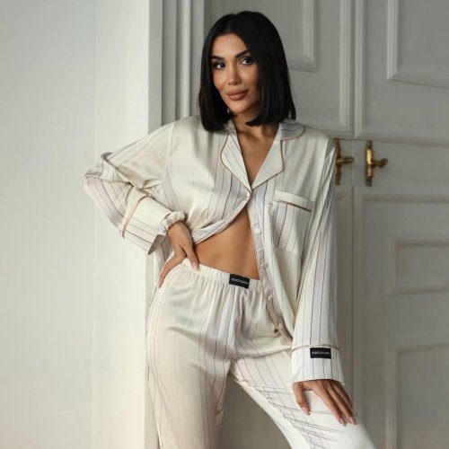 Пижама Trikotag (S-XL) T134 milk (деми) Trikotag T134 milk