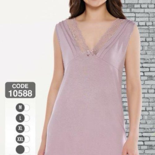 Ночнушка Trikotag (XL-3XL) 10588 powder (лето) Trikotag 10588 powder