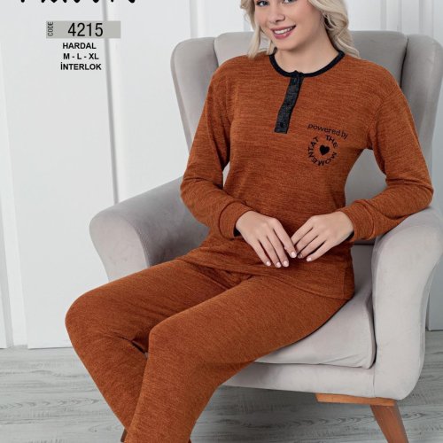 Пижама Trikotag (M-XL) 4215 brown (деми) Trikotag 4215 brown