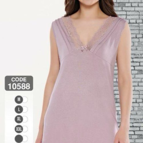 Ночнушка Trikotag (M-2XL) 10588 violet (лето) Trikotag 10588 violet