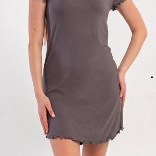 Ночнушка Trikotag (S-XL) T52 brown (лето) Trikotag T52 brown