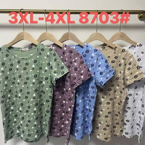 Футболка Monarlir (3XL-4XL) 8703 mix (лето) Monarlir 8703 mix