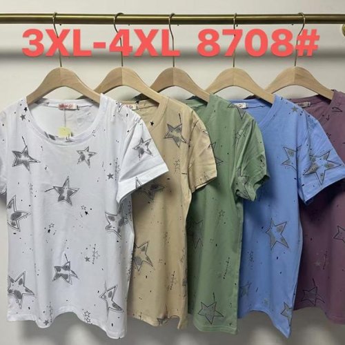 Футболка Monarlir (3XL-4XL) 8708 mix (лето) Monarlir 8708 mix