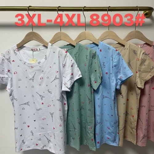 Футболка Monarlir (3XL-4XL) 8903 mix (лето) Monarlir 8903 mix