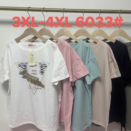 Футболка Monarlir (3XL-4XL) 6033 mix (лето) Monarlir 6033 mix