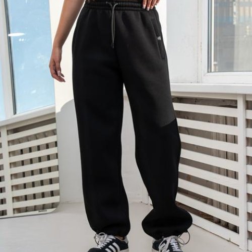 Штаны спорт AZNA (S-M) БЗ82 black (зима) AZNA БЗ82 black