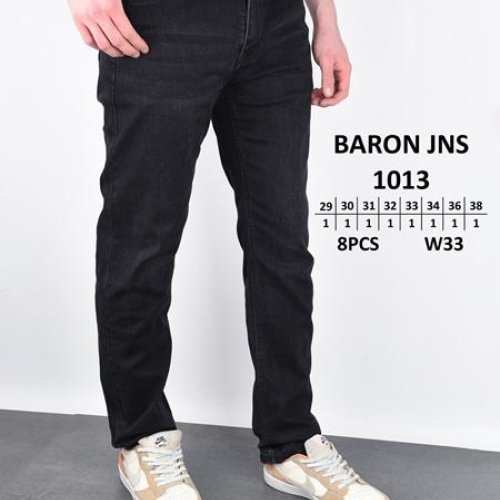 Джинсы Baron Jeans (29-38) 1013 black (деми) Baron Jeans 1013 black
