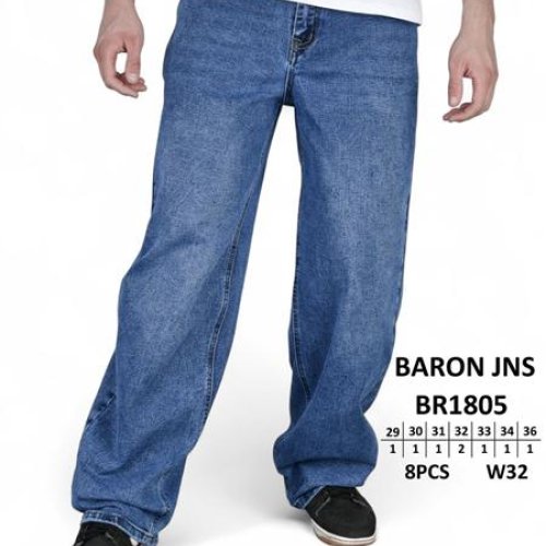 Джинсы Baron Jeans (29-38) BR1805 blue (деми) Baron Jeans BR1805 blue