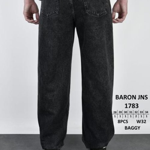 Джинсы Baron Jeans (28-34) 1783 black (деми) Baron Jeans 1783 black