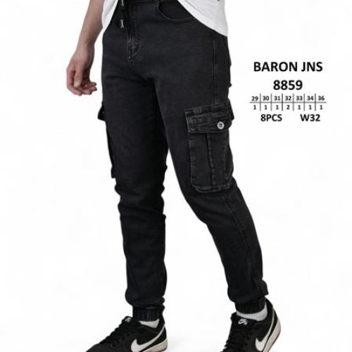 Джинсы Baron Jeans (29-36) 8859 black (деми) Baron Jeans 8859 black