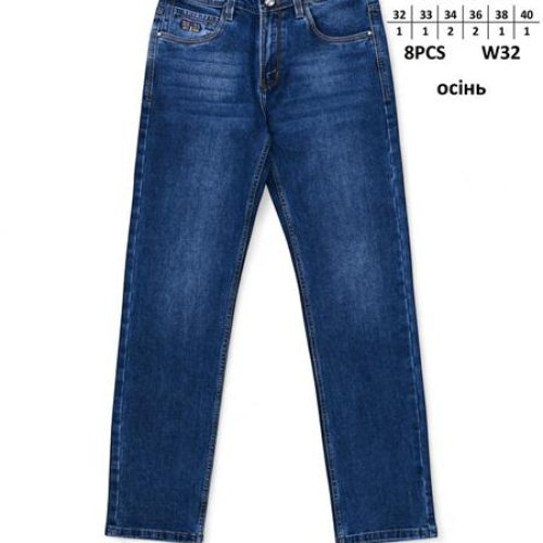 Джинсы Baron Jeans (32-40) BR9803 blue (деми) Baron Jeans BR9803 blue