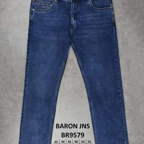 Джинсы Baron Jeans (42-52) BR9579 blue (деми) Baron Jeans BR9579 blue