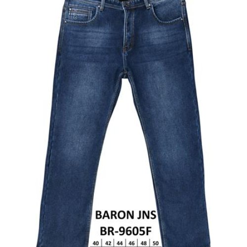 Джинсы Baron Jeans (40-50) BR9605F blue (зима) Baron Jeans BR9605F blue