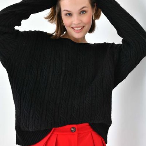 Свитер Karon (42-46) 8166 black (деми) Karon 8166 black