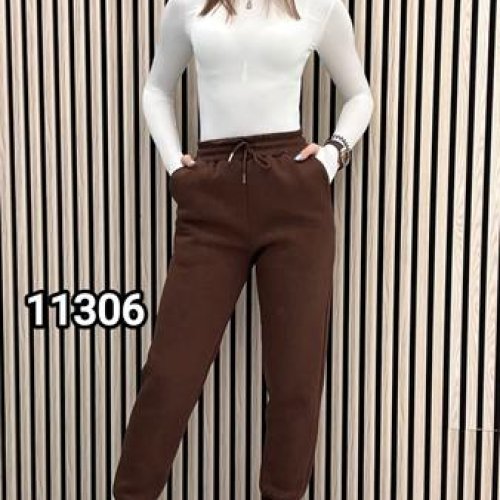 Штаны спорт MMC clothes (44-50) 11306 brown (зима) MMC clothes 11306 brown