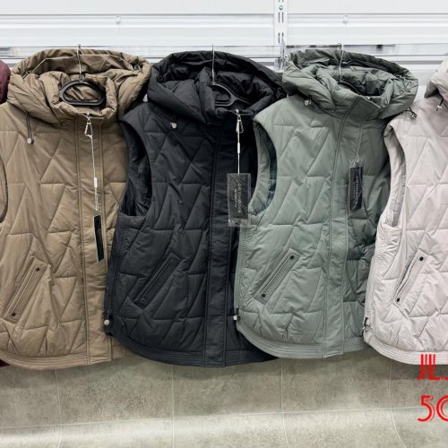 Жилетка Dorimodes (50-58) JL510 beige (деми) Dorimodes JL510 beige