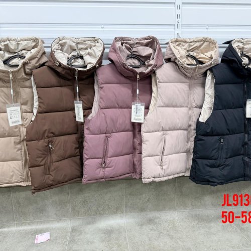 Жилетка Dorimodes (50-58) JL9168B black (деми) Dorimodes JL9168B black