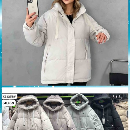 Куртка Dorimodes (50-58) K2125 black (деми) Dorimodes K2125 black