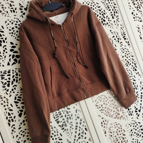 Кофта спорт Lora (42-46) LR963 brown (деми) Lora LR963 brown