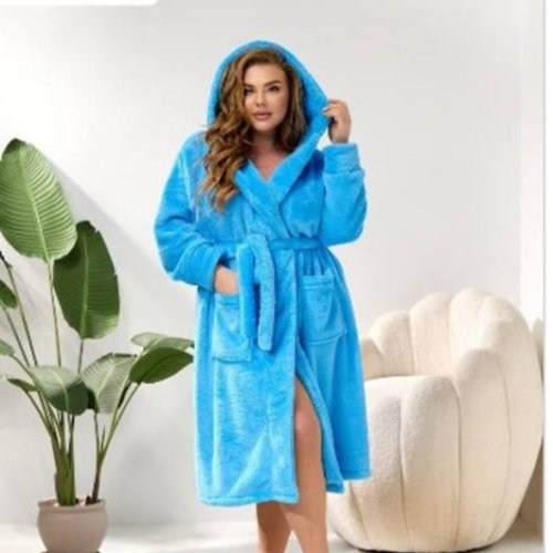 Халат Romeo life (46-58) 1112-3 l.blue (зима) Romeo life 1112-3 l.blue