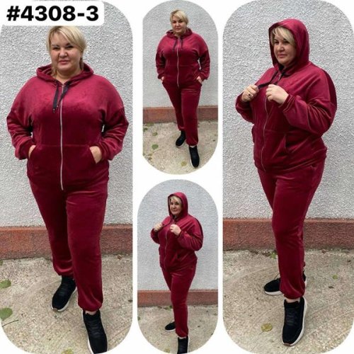 Костюм спорт Romeo life (54-58) 4308-3 wine (зима) Romeo life 4308-3 wine