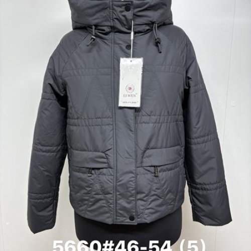 Куртка Jacket (46-54) 5660 black (деми) Jacket 5660 black