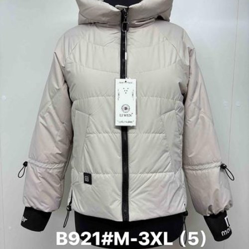 Куртка Jacket (M-3XL) B921 beige (деми) Jacket B921 beige