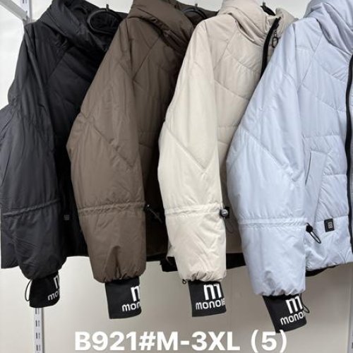 Куртка Jacket (M-3XL) B921 black (деми) Jacket B921 black