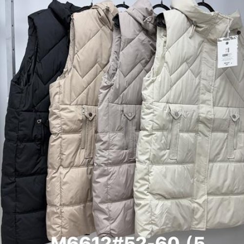 Жилетка Jacket (52-60) M6612 black (деми) Jacket M6612 black