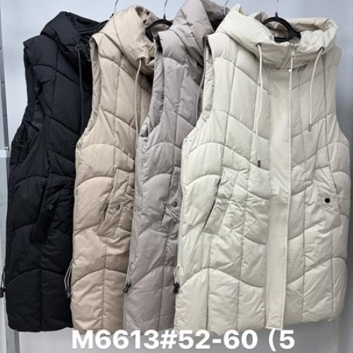 Жилетка Jacket (52-60) M6613 l.beige (деми) Jacket M6613 l.beige