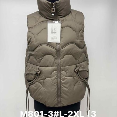 Жилетка Jacket (L-2XL) M801 khaki (деми) Jacket M801 khaki