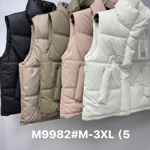 Жилетка Jacket (M-3XL) M9982 black (деми) Jacket M9982 black