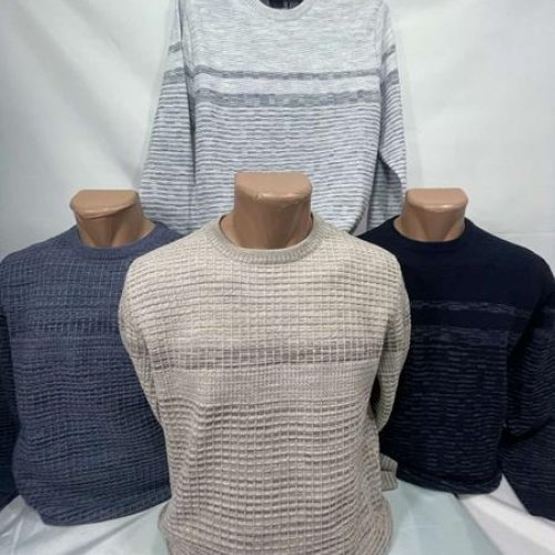 Свитер Sabihina (L-2XL) SB1537 l.grey (зима) Sabihina SB1537 l.grey