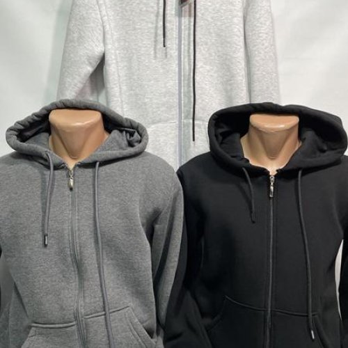 Кофта спорт Sabihina (M-2XL) SB1557 l.grey (зима) Sabihina SB1557 l.grey