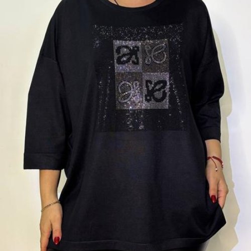 Туника Kosta (52-58) 7725-48 black (деми) Kosta 7725-48 black